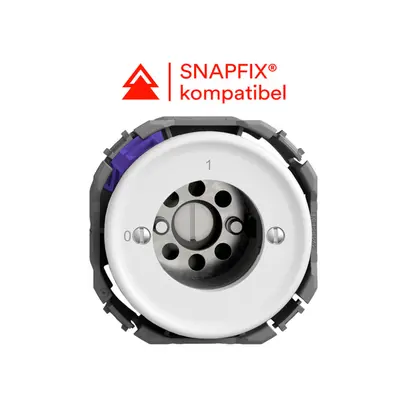 Interruttore a chiave STANDARDdue p.1262KA cont.sep.1P 0-1-START 66mm bi 