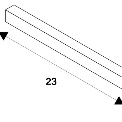 Raccord flexible SLV 48V TRACK 2-pôles noir 