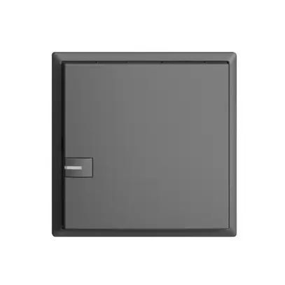Pulsante INC KNX 1×EDIZIOdue grigio scuro RGB con LED 