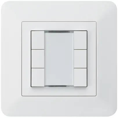 Poussoir ENC kallysto.trend KNX 6×s/e-link blanc 