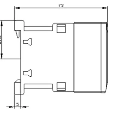 Contacteur de puissance Siemens SIRIUS 3RT2 24VDC 3P 9A +1F+diode à vis 