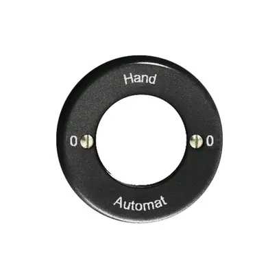 Kit front. 0-Hand-0-Automat nero per interr.rotativo a chiave 