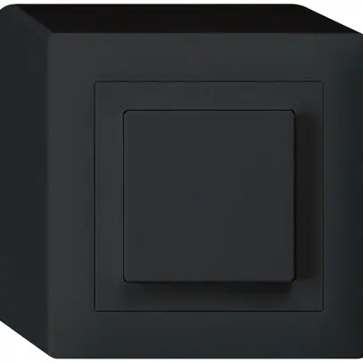 Interruttore puls.AP EDIZIOdue 3/1L nero 