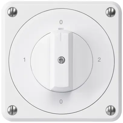 Interruttore rotativo INC robusto IP55 S2/1P bianco per combinazione 
