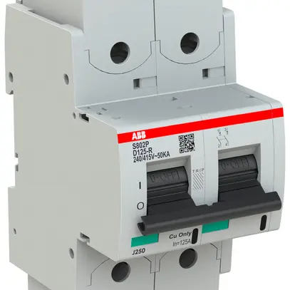 Disjoncteur ABB S802P-D125-R 2P 400V D-125A 50kA 3.5UM 