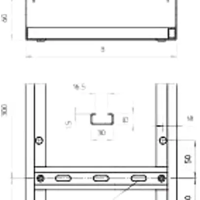 Scala portacavi Bettermann LG 60×300×3000mm perforato zincato in continuo 