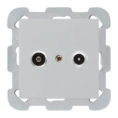 Prise antenne ENC kallysto R/TV montage B 23dB 2GHz gris clair 