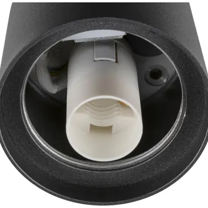 Plafonnier SLV VARYT E14 1×6W IP44 VAR Ø76×80mm noir 