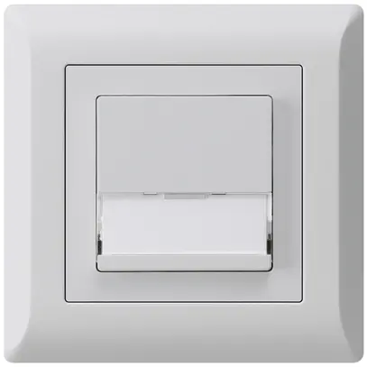 Tasto di suoneria INC A/1L kallysto.line grigio chiaro porta-etichetta 37×15mm 