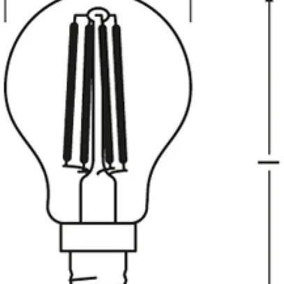 LED-Lampe STAR+ CLASSIC P Act&RelFIL 40 E14 4W 827/840 