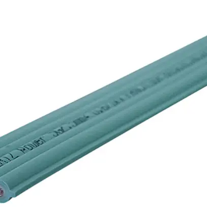 Câble plat Woertz Power 5×2.5mm² sans halogène vert B2ca Une longueur