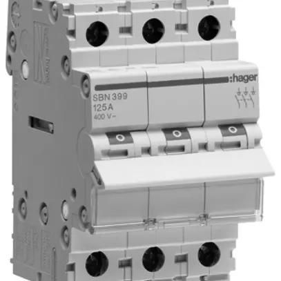 Interruttore AMD Hager 25A 400V 3 chiusura 0 apertura 0 invertitore 2UM 