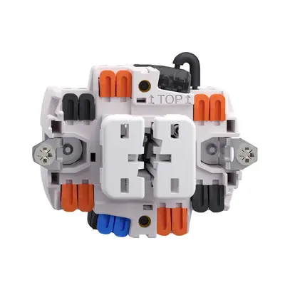 Inserto per luce e ventilazione FH 3+3/1L, contr, LED giallo 