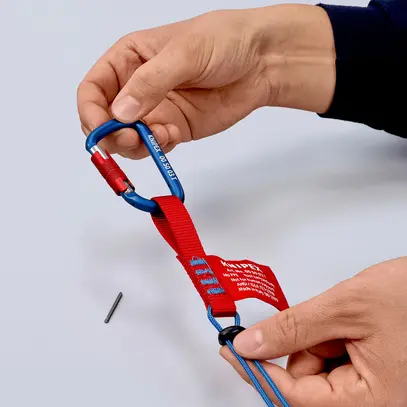 Moschettone per materiale KNIPEX 00 50 03 T BK 