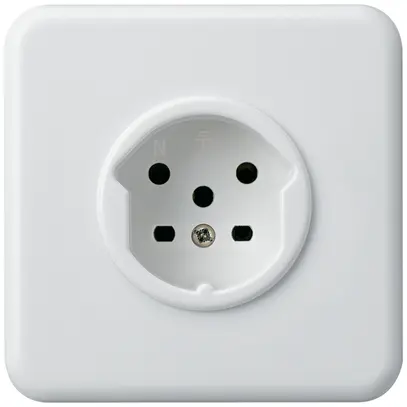 Prise ENC basico T15 blanc 