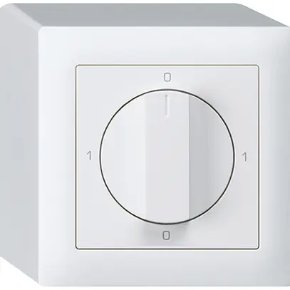 Interruttore rotativo AP kallysto 0/1L bianco con manopola 