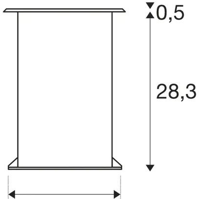 Luminaire de sol INC SLV DASAR 215, E27 80W rond IP67 acier fin 