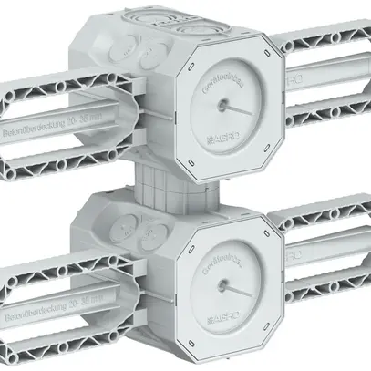 NUP-Einlasskasten AGRO 2×1 Prefix 2.0 für Beton 