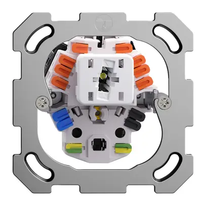 Inserto comb.lum.FH 6/1L+T13 controllo con LED giallo 