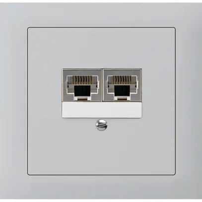 Scatola INS kallysto 2×RJ45s separato CUC grigio chiaro 