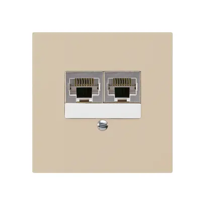 Scatola INC kallysto 2×RJ45s separato beige 