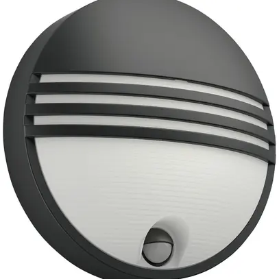 Applique LED Yarrow PIR 6W 2700K 600lm IP44 noir 