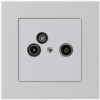 Presa antenna INC R/TV/dati kallysto.pro 19dB grigio chiaro 