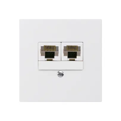 Scatola INC kallysto 2×RJ45u separato bianco 