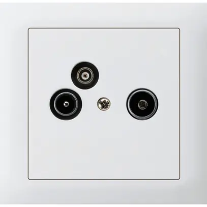 Presa antenna INS TV-R-dati kallysto 19dB bianco 