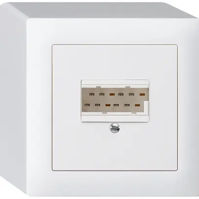Boîte AP kallysto 2×TT83 blanc 