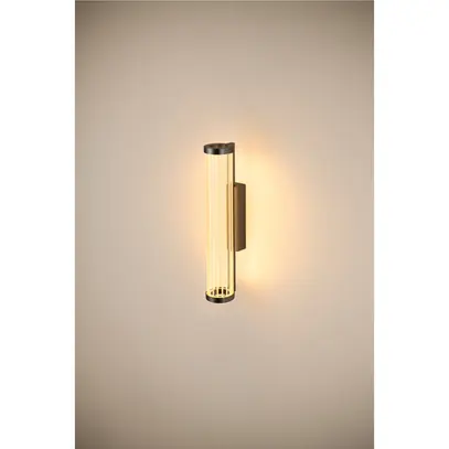 Applique LED SLV QUIMERA 8.2W 320lm 927/930 REG Ø76×413mm nero 
