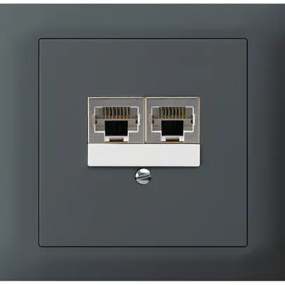 Boîte INC kallysto 2×RJ45s séparé CUC anthracite 