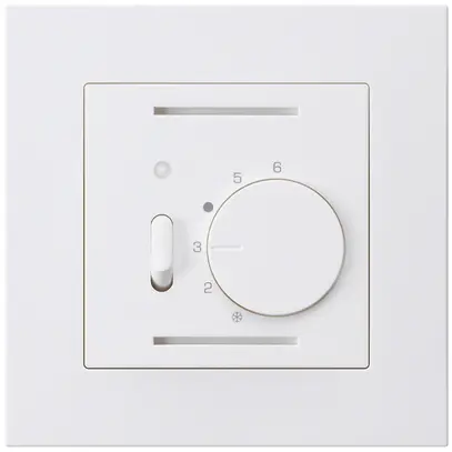 Termostato ambiente INC kallysto.pro bianco con interruttore 