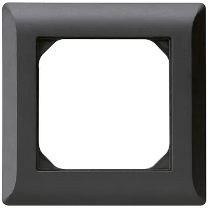 Cadre de recouvrement ENC kallysto.line 1×1 noir 92×92mm 