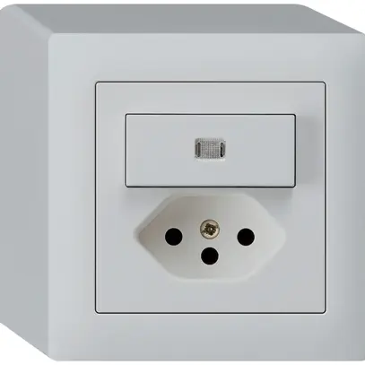 Combinaison lumineuse AP AR/1L+T13 gris clair kallysto 