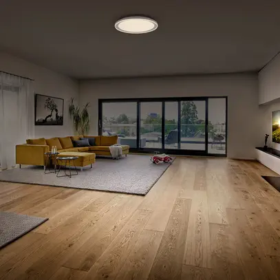 LED-Deckenleuchte LEDVANCE Orbis Pederson 36W 2600lm 830 Ø550×80mm weiss 