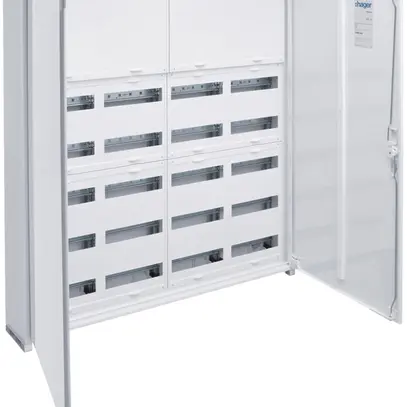 Distributore AP Hager univers 7-file 240UM coperchio IP44 1050×1100×160mm 