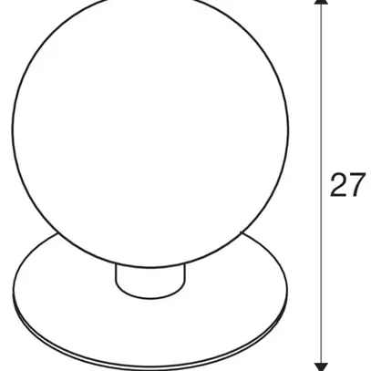 LED-Pollerleuchte SLV GLOO PURE 27 POLE 23W, E27, IP44, anthrazit, 270mm 