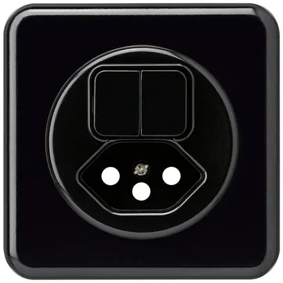 Kit frontale INC basico 86×86 nero per combinazione S1/T13 protezione bambini 
