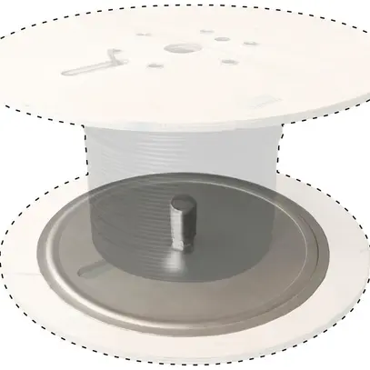 Dérouleur de câble Ferratec Q-Roll Disc PIN acier 1000kg 