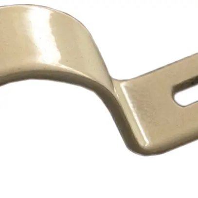 Brida Plica 1 vite M20 acciaio laccato grigio chiaro 