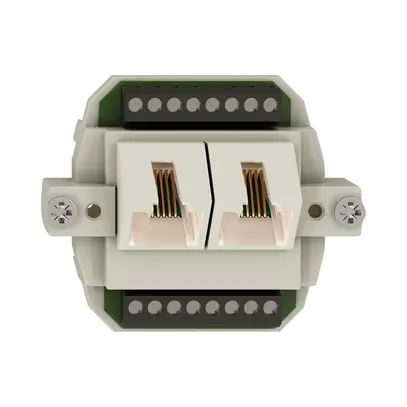 Prise BSE 2RJ45 séparé ITplus 