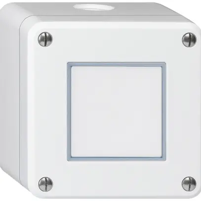 Contatto pulsante AP robusto IP55 bianco 