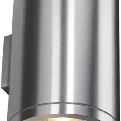 Lampada a muro ROX WALL OUT UP/DOWN QPAR11 2×50W IP44 all spazzolato 