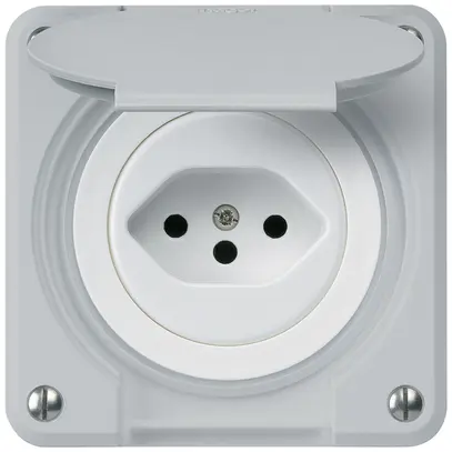 Presa INC robusto tipo 13 grigio per combinazione 