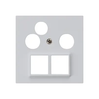 Plaque frontale HMS kallysto pour R/TV-données gris clair 
