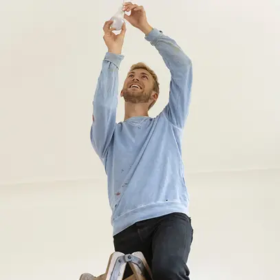 Luminaire de chantier LED LEDVANCE 10W 1055lm 840 Ø60×98mm blanc 