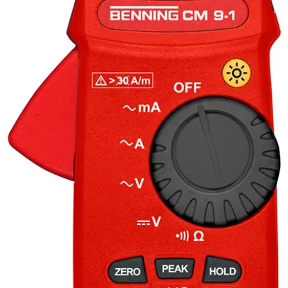 Stromzange Benning CM 9-1 600VUC 60A 600kΩ Cat IV 300V 