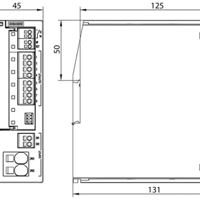 Modulo di selettività Siemens SITOP, IN: 24VDC/72A OUT: 24VDC/8×10A, commutativo 