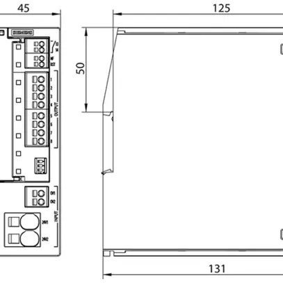 Modulo di selettività Siemens SITOP, IN: 24VDC/72A, OUT: 24VDC/8×10A, limitativo 